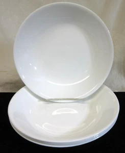 4 Corelle WINTER FROST WHITE PASTA BOWLS, 8 1/2" VGC - Picture 1 of 1
