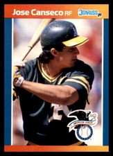 1989 Donruss All-Stars #2 Jose Canseco Oakland Athletics
