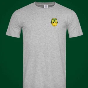 Don't Worry, Be Happy (Grey To 4XL) Celtic Glasgow Irish Rebels Hail Hail Bhoys - Imagen 1 de 2