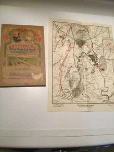 GETTYSBURG What They Did Here by LW Minnigh - 1954 -w/ Map  - Picture 1 of 5