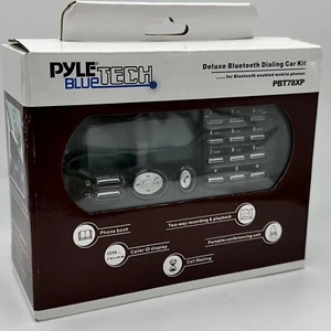 Pyle Blue Tech Deluxe Bluetooth Dialing Car Kit Caller ID Conference Handsfree - Picture 1 of 5