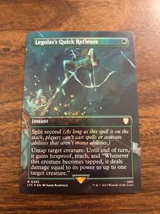 Legolas's Quick Reflexes Foil 0493 Lord of the Rings Magic LOTR MTG - Picture 1 of 1