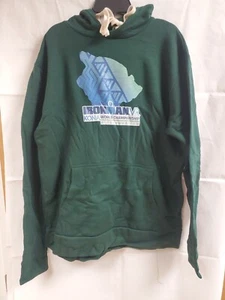IRONMAN VR KONA Campeonato Mundial Polar Sudadera con Capucha Verde Bosque Talla L NUEVO - Imagen 1 de 4