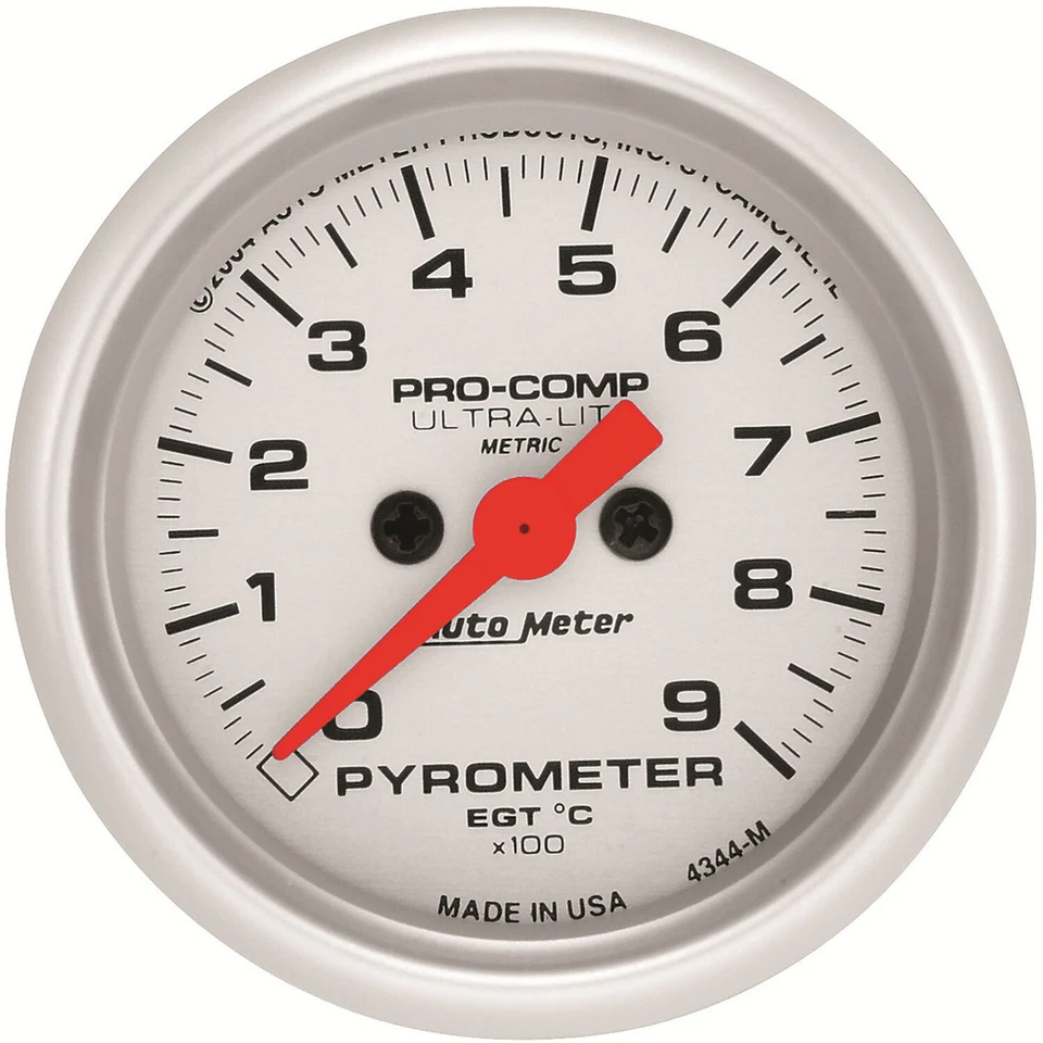 AMT-4344M Autometer Gauge, Ultra-Lite, Pyrometer (EGT), 2 1/16 in, 900 Degrees C - image 1 of 1