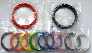 28M Equipment Wire Pack 11 Colours 1/0.6mm 22-23 AWG Single Solid Core Hook Up - Picture 1 of 3