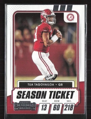 2021 Panini Contenders Draft Picks #25 Tua Tagovailoa Alabama Crimson Tide (C) - Image 1 of 2