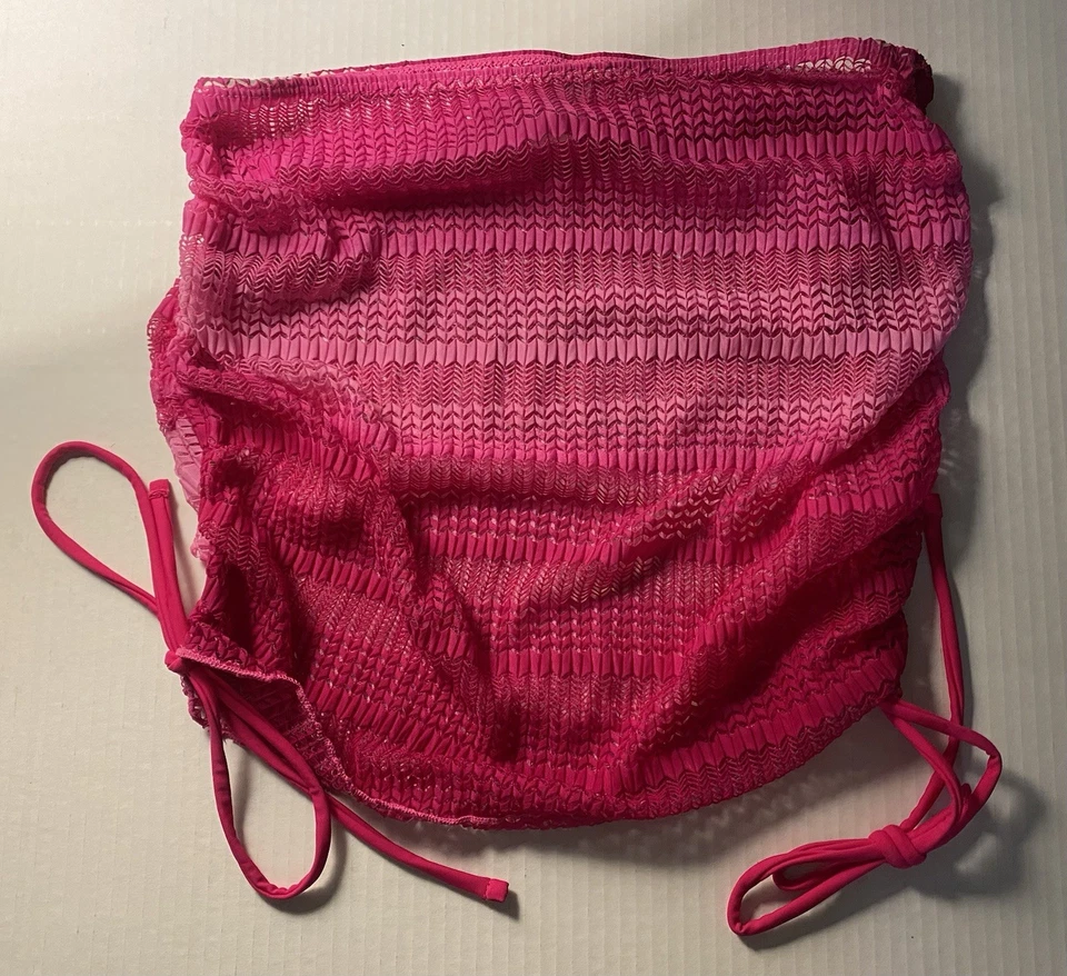 Женщин безымянный розовый чистый купальный костюм прикрытие верхний размер L - Изображение 1 из 4