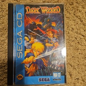 Dark Wizard (Sega CD, 1994) Complete CIB, Amazing condition! Clean and Tested!