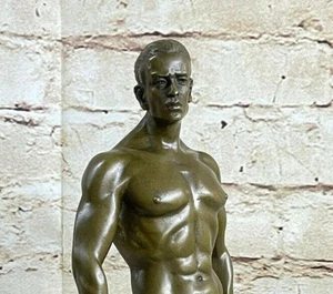 Signed Original Gay Male Man Bronze Sculpture Statue Figurine Deco Mavchi Sale - Picture 1 of 4