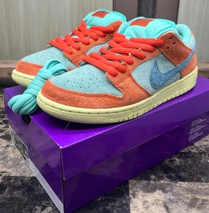 Nike SB Dunk Low Naranja Esmeralda Rise Para hombres Talla 9 DV5429-800 - Imagen 1 de 15