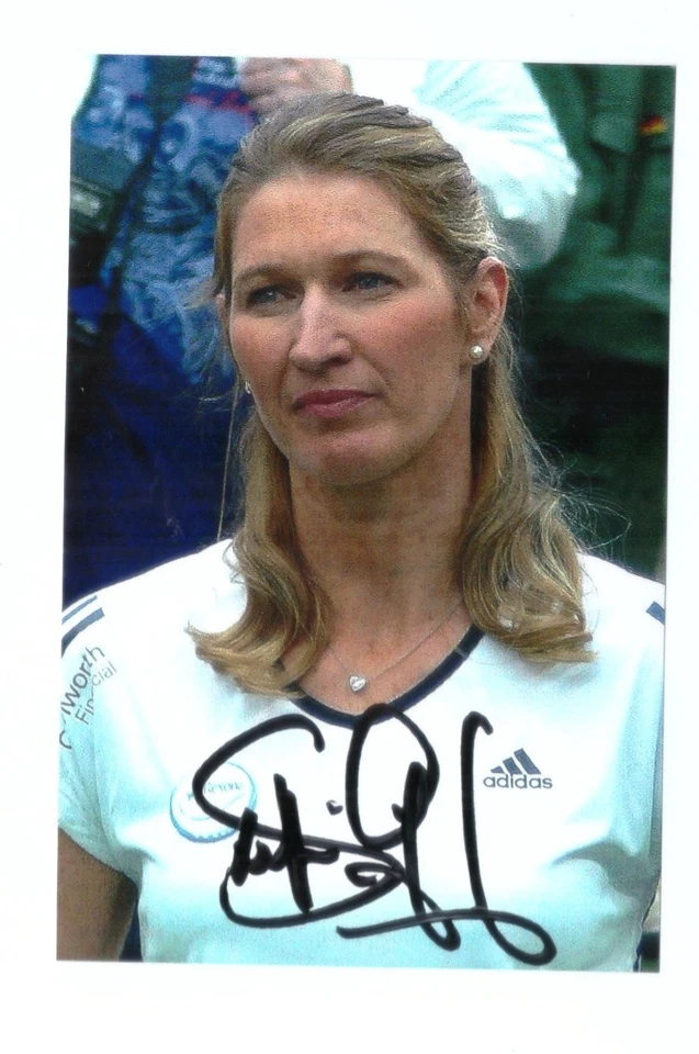 Steffi Graf - Tennis Legende - Repro Autogramm Foto - Bild 1 von 1