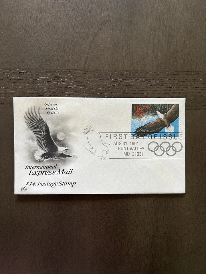 $14.00 Eagle International Express Mail - Scott 2452 - First Day Issue FDC - Image 1 of 1