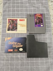 Nintendo NES Destiny Of An Emperor *Original Version With Manual And Map TESTED
