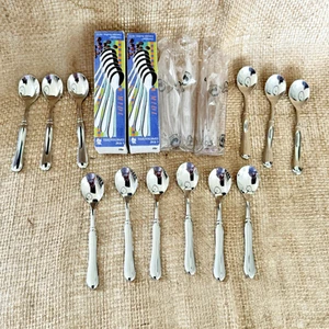 WMF Espresso Spoons Crimean Stainless Steel 18/10 Quantity 12 New Old Stock - Picture 1 of 10