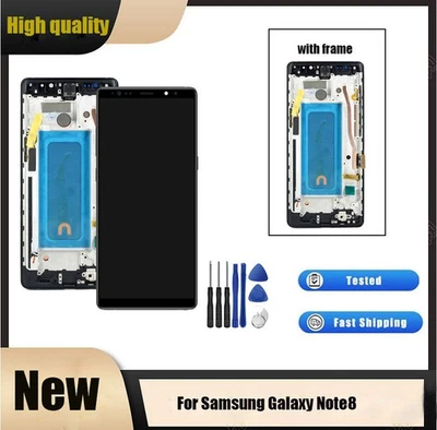 LCD Display Digitizer For Samsung Galaxy Note8 Touch Screen TFT with Frame FS - Image 1 of 4