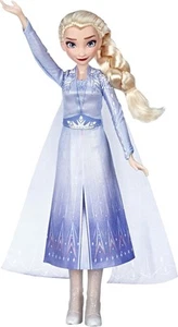 Disney Eiskönigin Singende Elsa Puppe mit Musik in blauem Kleid - Bild 1 von 1