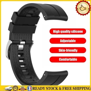 Soft Silicone Wristband Strap for Watch GT 2 GT Honor Magic (Black) - Zdjęcie 1 z 8