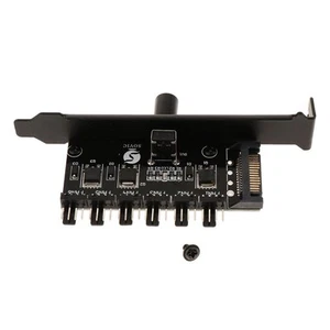 SATA Power 6 Canaux Ordinateur PC Refroidisseur Ventilateur Régulateur de Vitesse Hub - Photo 1/4