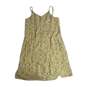 Abercrombie  kids dress 15/16 yellow floral  - Picture 1 of 7
