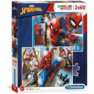CLEMENTONI® Marvel Spiderman Puzzle 2x60Stück