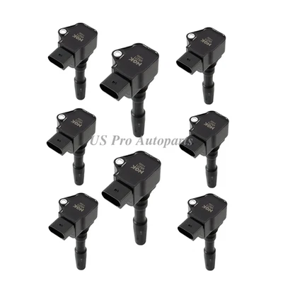 8 pcs OEM NGK Ignition Coil 079905110H For Audi A8 Quattro 2013-2018 4.0L V8 - Image 1 of 4