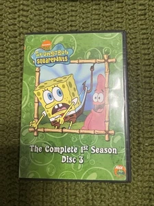 Spongebob Squarepants Complete First Season Disc 3 DVD - Imagen 1 de 4