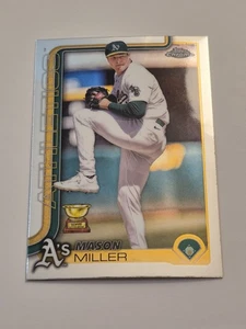 Mason Miller 2025 Topps Chrome Baseball #142 Athletics - Picture 1 of 2