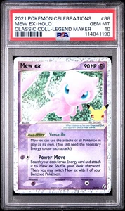 Mew Ex 88 PSA 10 Gem Mint - Celebrations Classic Collection - Pokemon - Picture 1 of 2