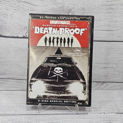 Death Proof (DVD, 2007, 2-Disc, Special Edition, Extended & Unrated) Tarantino - Image 1 of 4