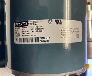 motor fan bevcore part 27185 - Picture 1 of 4