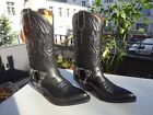 SANCHO 4088 Women's Shoes Cowboy Boots Leather Goodyear Welted Spain Size 35 New