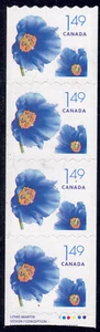 2006 Canada SC# 2131 Himalayan Blue Poppy - Coil strip of 4 M-NH -1   - Picture 1 of 1