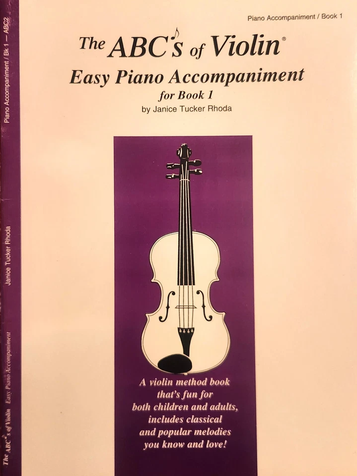 The ABC of Violin Easy Piano Accompaniement Songbook - Image 1 of 1