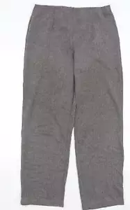 Susan Graver Womens Grey Cotton Trousers Size M L29 in Regular - Picture 1 of 12