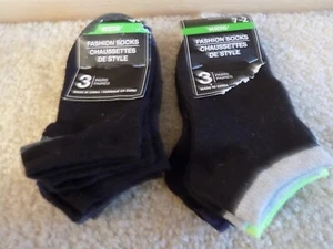 3 Pair Boys Low Cut Socks Shoe Size 7-2 - Picture 1 of 1