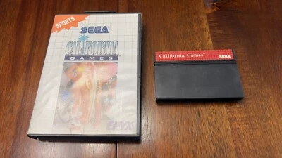 California Games ( Sega Master System ) Cartridge w/Case No Manual TESTED WORKS - Image 1 of 4