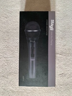 Stagg SDMP15 - Dynamic Cardiod Microphone For Live Performance, On/Off Switch - Image 1 of 3