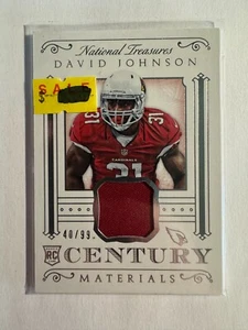 K215,061 - 2015 Panini National Treasures Century Jersey #CMDJ David Johnson/99 - Picture 1 of 1