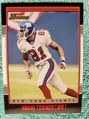2001 BOWMAN AMANI TOOMER #97 NEW YORK GIANTS - Image 1 of 4