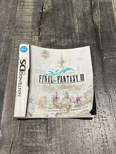 Final Fantasy III 3 - Nintendo DS Square Enix Bedienungsanleitung NUR HANDBUCH