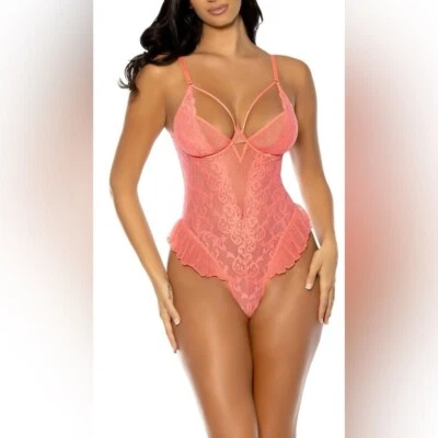 Lencería de peluche Oh là là Chéri Lainey talla S/M Foto 1 de 4