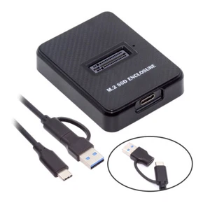 CY USB 3.0 to NVME M-key M.2 NGFF SATA SSD Docking External PCBA Case Enclosure - Picture 1 of 1