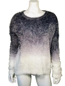 Doe & Rae Pullover grau/violett/schattig Mohair-Stil - Bild 1 von 6
