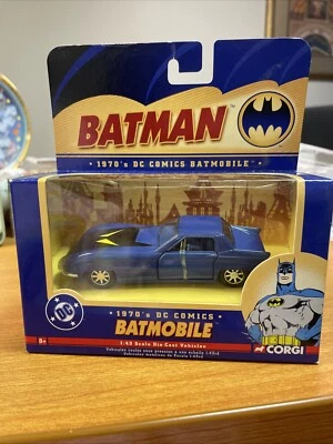 Corgi Batman 1970's DC Comics Batmobile 1/43 Scale FREE SHIPPING - Image 1 of 4