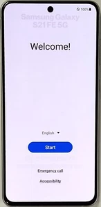 Samsung Galaxy S21 FE G990U1 128GB Olive Unlocked LCD Shadow Very Good - Picture 1 of 11