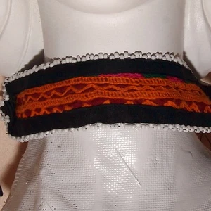 Gargantilla Turkmani ATS Afghani Kuchi Tribal Bordada 798a9 - Imagen 1 de 3