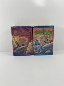 HARRY POTTER Incomplete 2 Audio BOOK SET ON CASSETTE JK ROWLING Missing Cassette - Imagen 1 de 1