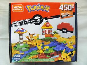 Pokémon Pikachu  Mega Construx Blocks w/ 450 Lgeo Compatible Pieces BRAND NEW