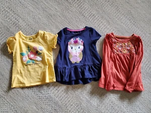 Different brand Girls Lot of 3 Fashion Tops Sz 5T - Picture 1 of 6