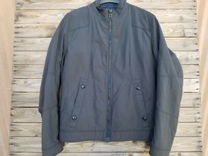 Hugo Boss Orange Olive Gray Men's 42R Insulated Windbreaker Zip up Jacket 42 - Picture 1 of 12